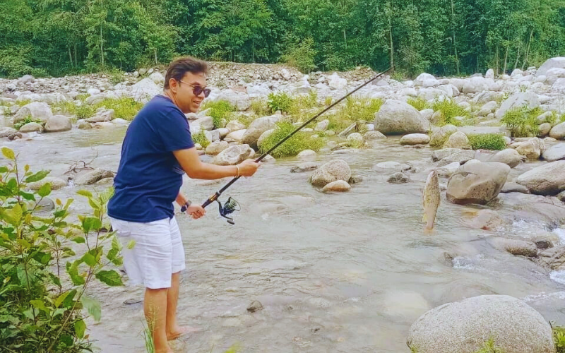 Fishing in manali